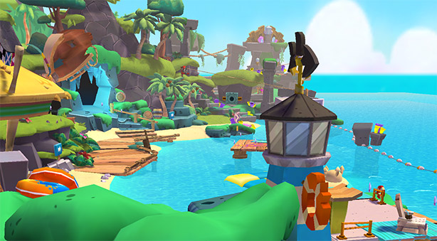 A view of Coconut Cove excluding the resort